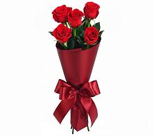 Букет 5 Красных роз Эдлесс Лав в Калниболотской