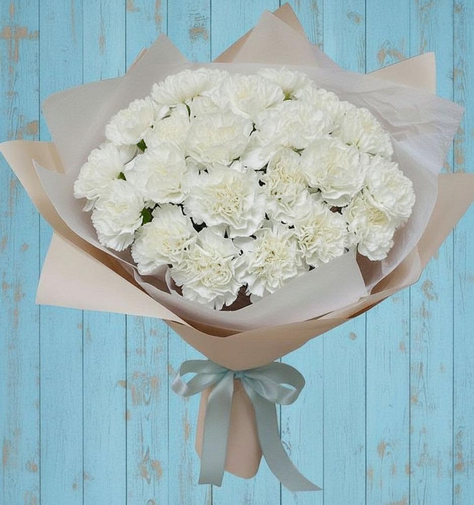 Букет цветов из: Гвоздики в Калниболотской