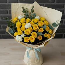 Букет цветов из:  Розы в Калниболотской