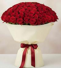 Букет 101 Красная роза Милано в Калниболотской