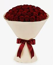Букет 101 Бордовая роза Блэк Бакарра в Калниболотской