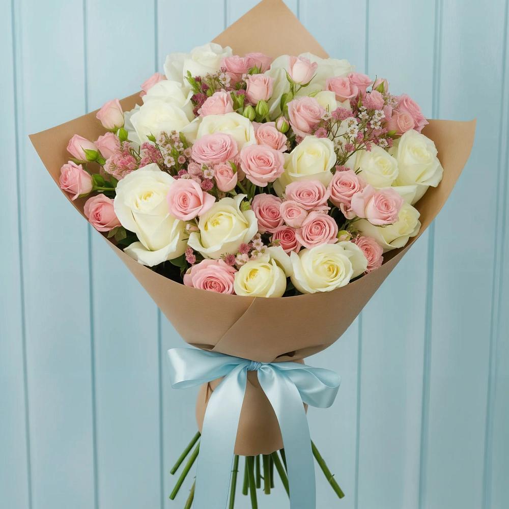 Букет цветов из: Розы в Калниболотской