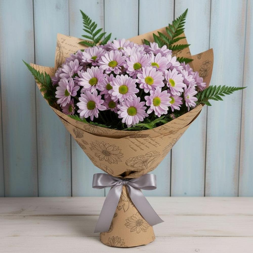 Букет цветов из: Хризантемы в Калниболотской