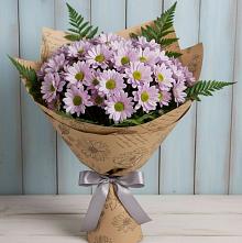 Букет цветов из:  Хризантемы в Калниболотской