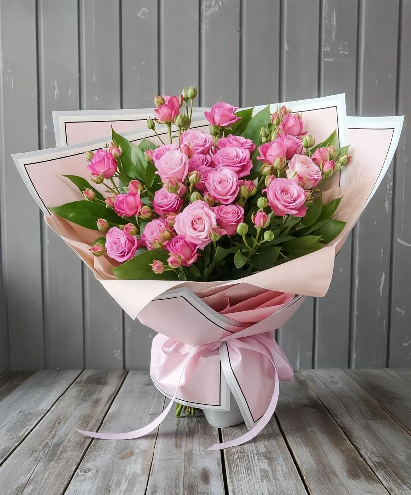 Букет Розовый кустик в Калниболотской