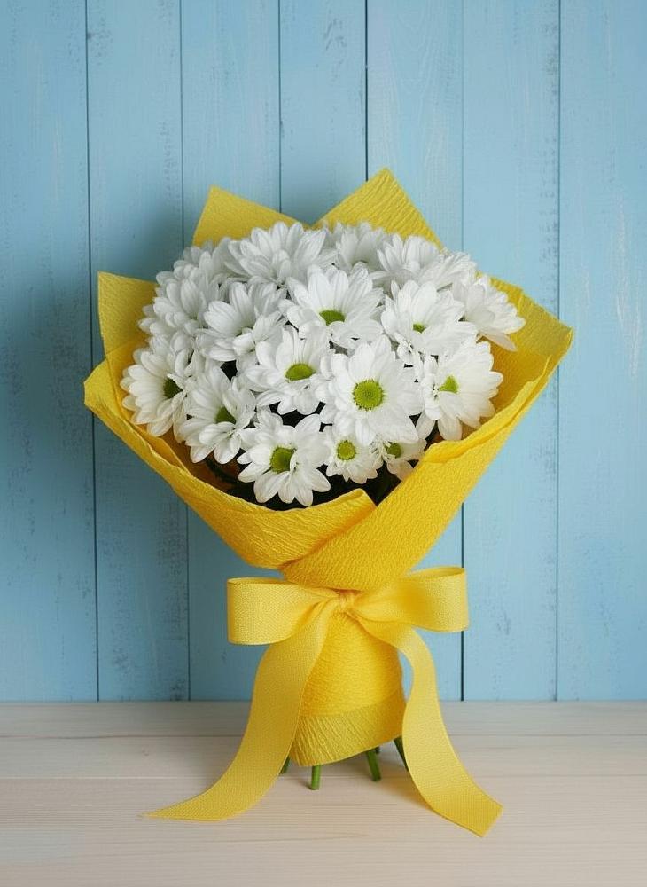 Букет цветов из: Хризантемы в Калниболотской