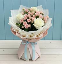 Букет цветов из:  Розы в Калниболотской