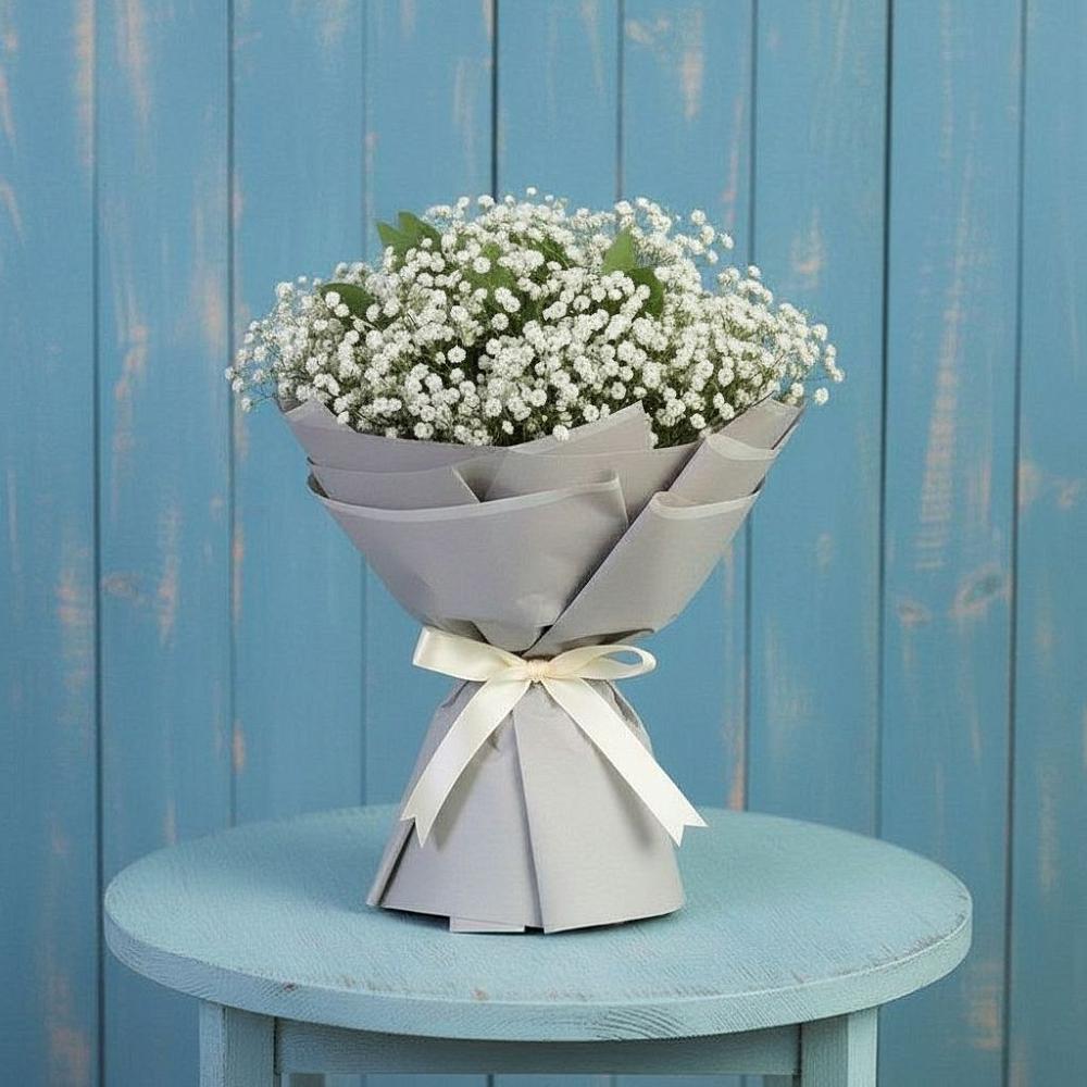 Букет цветов из: Гипсофила в Калниболотской