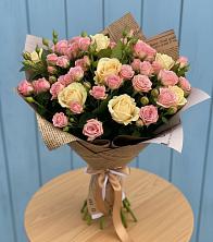 Букет цветов из:  Розы в Калниболотской