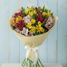 Букет цветов из:  Альстромерии в Калниболотской