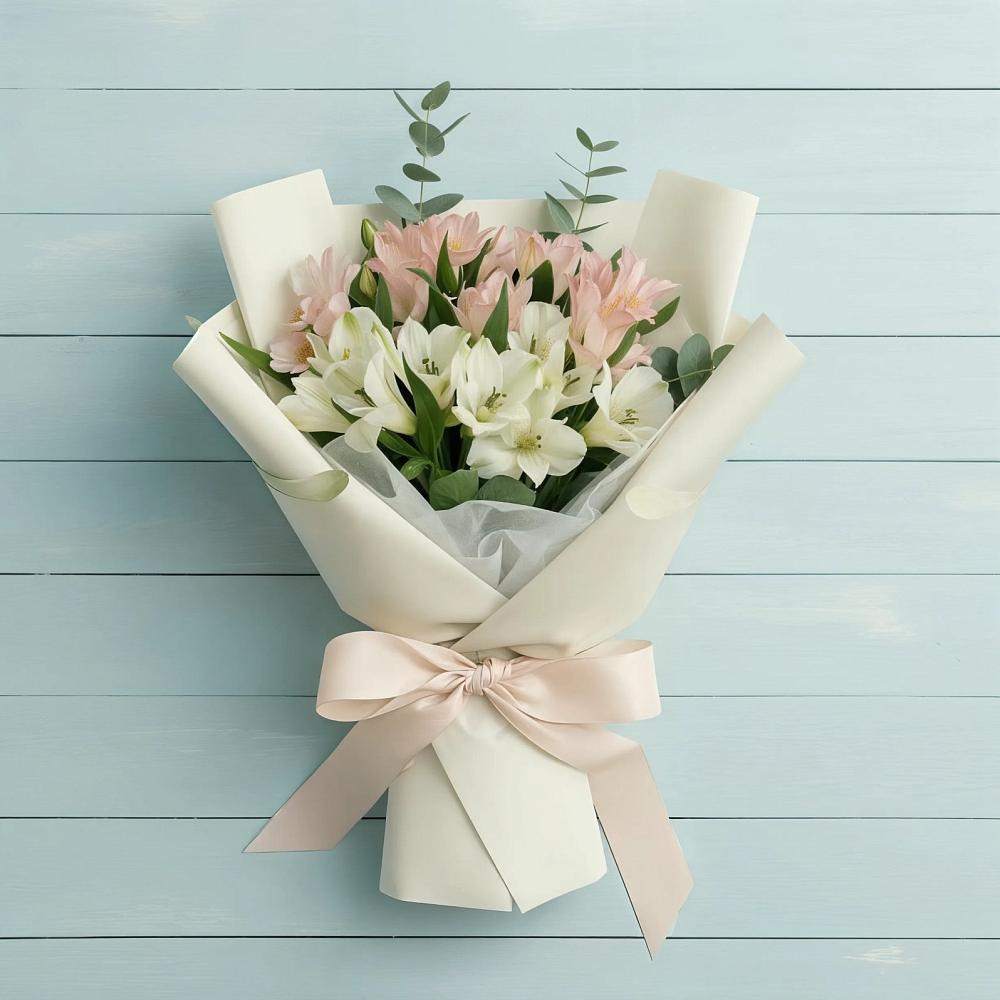 Букет цветов из: Альстромерии в Калниболотской