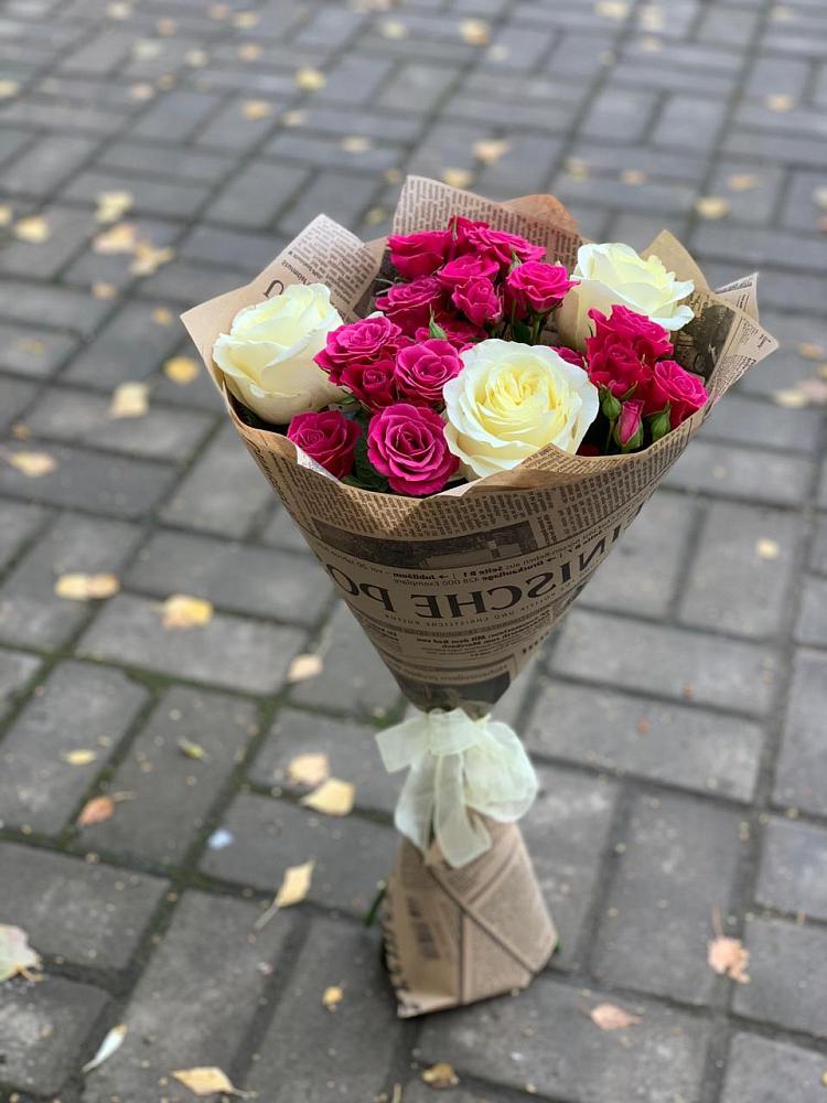 Букет цветов из: Розы в Калниболотской