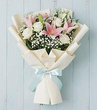 Букет цветов из:  Лилии в Калниболотской