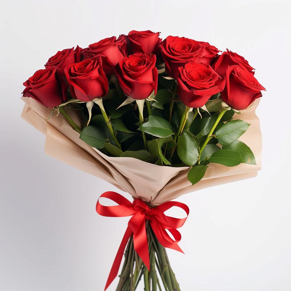 Букет 11 Красных роз Эдлесс Лав в Калниболотской