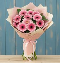 Букет цветов из:  Герберы #REPLACE_PRED# Калниболотской