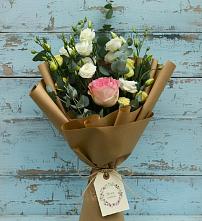 Букет цветов из:  Розы и Лизиантусы #REPLACE_PRED# Калниболотской