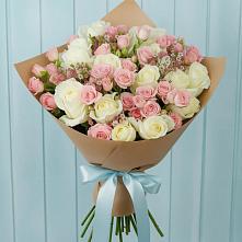 Букет цветов из:  Розы #REPLACE_PRED# Калниболотской